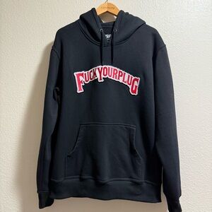 FYP - F*#k Your Plug Black Hoodie - Size XL